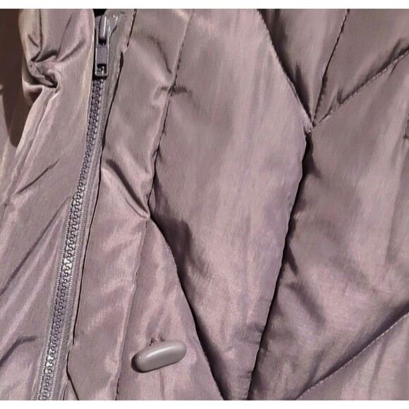 Vintage 80’s Avant Garde Japan Down Mod Space Age Puffer long Coat Maxi sz 8 M - Picture 12 of 13